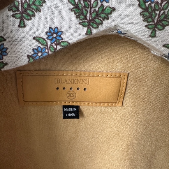 Free People Blank NYC Jacket XS Twist & Shout Shacket EUC - Picture 5 of 7